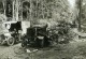 France WWI Front De Guerre Villers Cotterets Convoi Allemand Incendie Ancienne Photo Meurisse 1918 - Guerre, Militaire