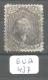 EUA Scott  99 Black Blue And Red Cancels Fine To Very Fine YT 24a # - Used Stamps