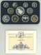 SERIE PROOF FONDO SPECCHIO 1995 - Confezione Zecca  Italia - Tiratura 7.960 - COMPLETA DI ASTUCCIO ORIGINALE - Mint Sets & Proof Sets