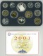 SERIE PROOF FONDO SPECCHIO 2001 - Confezione Zecca  Italia - Tiratura 10000 - COMPLETA DI ASTUCCIO ORIGINALE - Jahressets & Polierte Platten