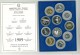SERIE PROOF FONDO SPECCHIO 1989 - Confezione Zecca  Italia - Tiratura 9.260 - COMPLETA DI ASTUCCIO ORIGINALE - Jahressets & Polierte Platten