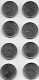 LOT DE 13 PIECES DE 5 CENTIMES 1961, 1962, 1963 (LOT U15) - Sonstige & Ohne Zuordnung