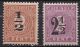 Ned. Indië: 1902 Hulpuitgifte Zegels 1883 Overdrukt In Zwart Postfrisse Serie NVPH 38 / 39 A - Netherlands Indies