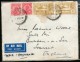 India 1935 KG V Air Mail Stamp On Cover Lahore ( Now In Pakistan ) To London # 1451-27 - Corréo Aéreo