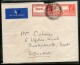 India 1939 KG VI Air Mail Stamp On Cover Kirkee To England # 1451-29 - Corréo Aéreo