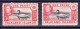 Falkland Inseln 1938 SG 147 * Je 1 X Black&carmine Und 1x Black&vermillion - Falkland