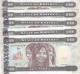 ERITREA 10 NAKFA 1997 P-3 LOT X5 UNC  NOTES */* - Erythrée