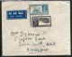 India 1940 KG VI Transport Multi Stamped Cover Kirkee Bazar To England # 1452-12 - Airmail