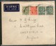 India 1937 KG V Multi Franked Cover Raniganj To England # 1452-20 - Corréo Aéreo