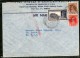 India 1938 KG VI Transport Multi Stamped Cover Bombay To United States # 1452-21 - Airmail