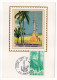 1970--Carte Maximum-Soie--Lancement Fusée Diamant -Kourou-(Espace) Signée  Chesnot---cachet KOUROU-Guyane - 1970-1979