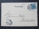 Korrespondenzkarte GRAZ - Knittelfeld 1901 Anton Körösi !!  ///  D*16817 - Briefe U. Dokumente