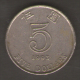 HONG KONG 5 DOLLARS 1993 - Hong Kong