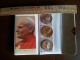 Pochette Médailles En 1979-les 3 Papes-Jean-Paul II, Jean XXIII, Jean Paul 1er - Altri & Non Classificati