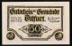 Notgeld Ditfurt 1921, 50 Pfennig, Bürger Sammeln Eier Um Steuern Zu Bezahlen - Lokale Ausgaben