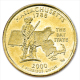 QUARTER DOLLAR MASSACHUCHETTS 2000 PLAQUE OR / GOLD PLATED / RARE / UNC - 1999-2009: State Quarters