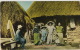 San Antonio Mexican Dancers In Front Of Their Palace ( Depreciative ) White American Looking  . P. Used 1921 - San Antonio