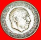 * GENERALISSIMO FRANCO (1936-1975): SPAIN ★ 1 PESETA 1954(1947)! LOW START &#9733;NO RESERVE!!! Simultaneously - 1 Peseta