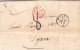 SUISSE 1856 LAC. BASEL TAXE TAMPON 8 POUR LYON. ENTREE SUISSE SAINT LOUIS. FACTURE J.F. SARASIN BELLE FACTURE/ ROUGE 23 - 1849-1876: Klassik