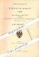 Original Patent - J.H. Schlüter In Revensdorf Und A. Christensen In Gettorf , 1878 , Federhalter , Tintenhalter !!! - Schreibgerät