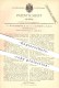 Original Patent - A. Von Wurstemberger & Co., J. Schweizer , Zürich , 1888, Öldampfbrenner , Brenner , Licht , Petroleum - Documents Historiques