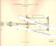 Original Patent - A. Von Wurstemberger & Co., J. Schweizer , Zürich , 1888, Öldampfbrenner , Brenner , Licht , Petroleum - Documents Historiques