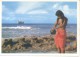 MICRONESIA - GIRL FROM ONO ISLAND POSTCARD - PHOTO BY CHARLES M. SICARD TBE NEW UNCIRCULATED -LILHU - Micronesia