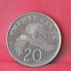 SINGAPORE  20  CENTS  1989   KM# 52  -    (Nº12105) - Singapour