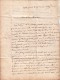 FRANCE 1825  LETTRE ÉCRITE DE ST YBARS . MP 8 / SAVERDUN TAXE PLUME 2 POUR PAMIERS/ 2804 - 1801-1848: Precursors XIX