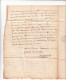 FRANCE 1825  LETTRE ÉCRITE DE ST YBARS . MP 8 / SAVERDUN TAXE PLUME 2 POUR PAMIERS/ 2804 - 1801-1848: Precursors XIX