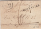 FRANCE 1830  LETTRE ÉCRITE DE MONPASIER DORDOGNE . MP 23 / MONPASIER TAXE PLUME 6 POUR LYON / 5555 - 1801-1848: Precursors XIX