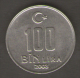 TURCHIA 100 BIN LIRA 2003 - Turkije