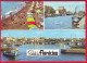 Italia Italy Postcard Fiumicino Saluti Da Fiumicino Ships Boats Circulated - Fiumicino