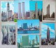 CPA LOT + 20X New York + Carnet 14 Official Views World's Fair 1964-1965 Manhattan Brooklyn Bridge Building VOIR TIMBRES - Collections & Lots