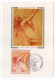 1973--Carte Maximum--Ch LE BRUN--tableau"Etude De Femme à Genoux"-Nu  -cachet  PARIS--75 - 1970-1979