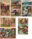 Lot 6 Chromos : Les Abeilles - Tokio - Les Pigeons - Fousy Yama - Trichinopoli - Chasseurs De Phoques - Albums & Catalogues