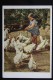 OLD USSR  PC -  BIRD FARM By Ignatovitch - 1955   - ROOSTER / COQ - Oiseaux