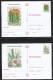 Rumänien 1997,  6 Ganzsachen, Weißes Papier, Kaktus / Romania 1997, 6 Stationaries, White Paper, Cactus - Sukkulenten