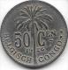 50 Centimes  Albert I  1926 FL Congo-Belge  Belle Qualité - 1910-1934: Albert I