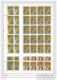 1987 Vaticano Vatican S. AGOSTINO 20 Serie Di 4v. In Foglio MNH** Sheets - Unused Stamps