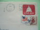 USA 1984 Stationery To England - Capitol (U601) - Flag Freedom Flame - Bloomsburg Fair Slogan - 1981-00