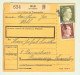 Heimat Luxemburg Wahl Lang-O 194? Paketkarte DR-Marken - 1940-1944 Occupation Allemande