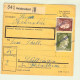 Heimat Luxemburg Heiderscheid 1944-08-16 Lang-O Paketkarte - 1940-1944 Occupation Allemande