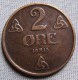 NORWAY 1913 - 2 ORE - Norway