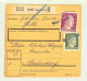 Heimat Luxemburg Wahl Lang-O 1944-07-11 Paketkarte DR-Marken - 1940-1944 Ocupación Alemana