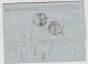 Ivo108/ Italien -  Messina Nach Lyon 1857 - 1. ...-1850 Prephilately