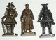Lot 3 Figurines Métal Kinder Vintage Samouraïs N°1 2 & 3 Scame, Samurai Samourai - Metallfiguren