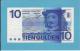 NETHERLANDS -  10 GULDEN - 25.04.1968 - Pick 91.b - FRANS HALS - 2 Scans - 10 Gulden