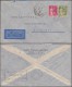 France 24/1/1938. 75 C Et 1.75 F Paix Sur Lettre De Paris 96 Air France Pour Hanovre. Y&T 284A Et 289 - 1932-39 Paix