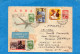 MARCOPHILIE-lettre Entier Postal-avion 6 Kp +complément Aff  5 Timbres -cad 1961 - Frankeermachines (EMA)